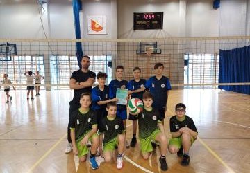 Gminne zawody  z piłki siatkowej chłopców w Wadowicach