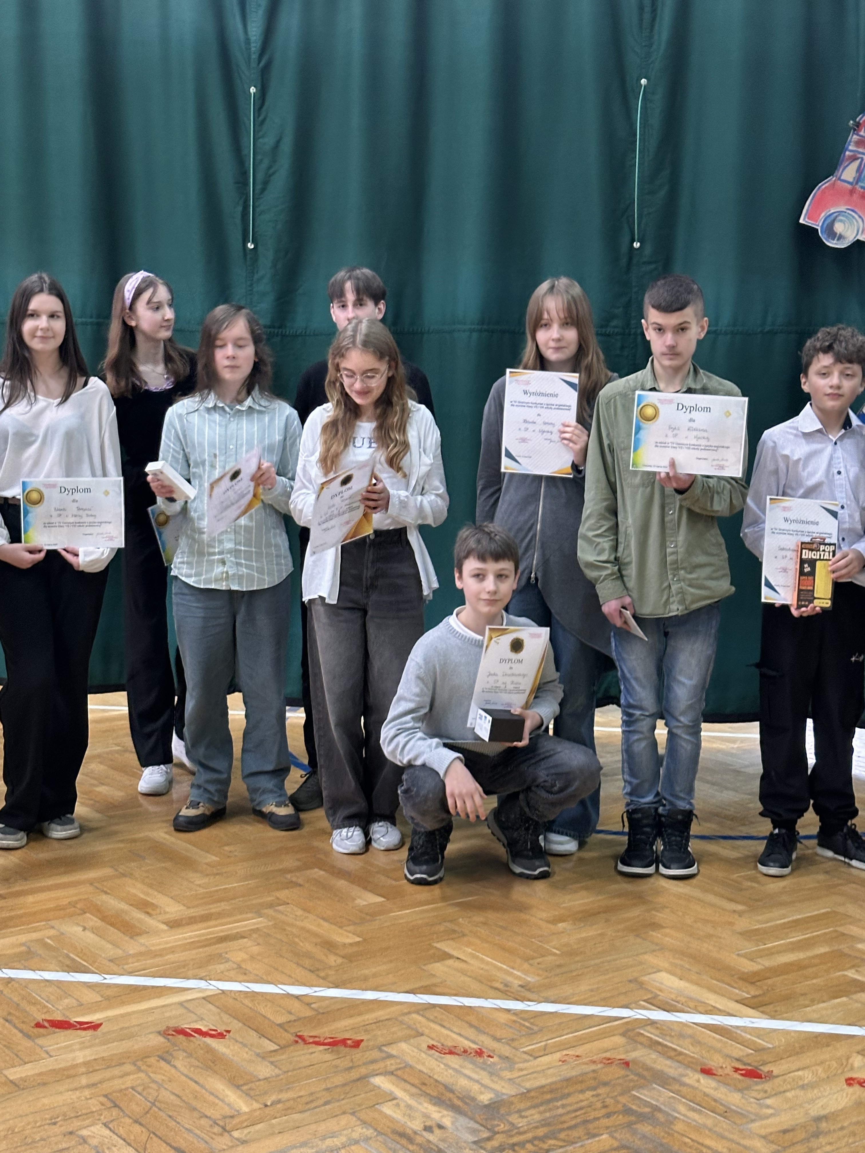 Gminny Konkurs z Języka Angielskiego zorganizowanego w Choczni