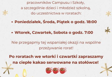 Zaproszenie na Roraty