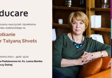 Zaproszenie dla nauczycieli i dyrektorów z powiatu wadowickiego na spotkanie z dr Shvets