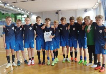 Gminny turniej halowej piłki nożnej chłopców