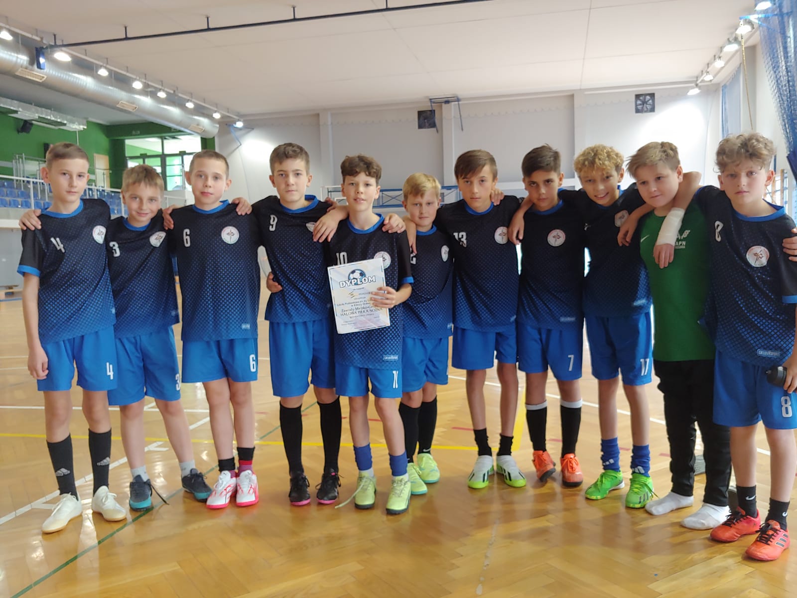 Gminny turniej halowej piłki nożnej chłopców